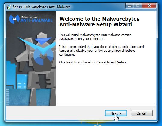 running malwarebytes in safe mode