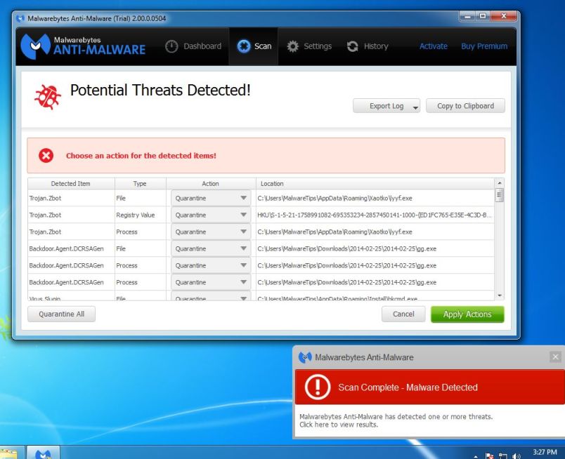 offline malwarebytes installer